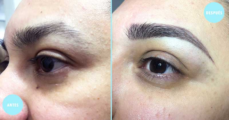 Microblading de Cejas Pelo a pelo en Guadalajara| Antes y Despues